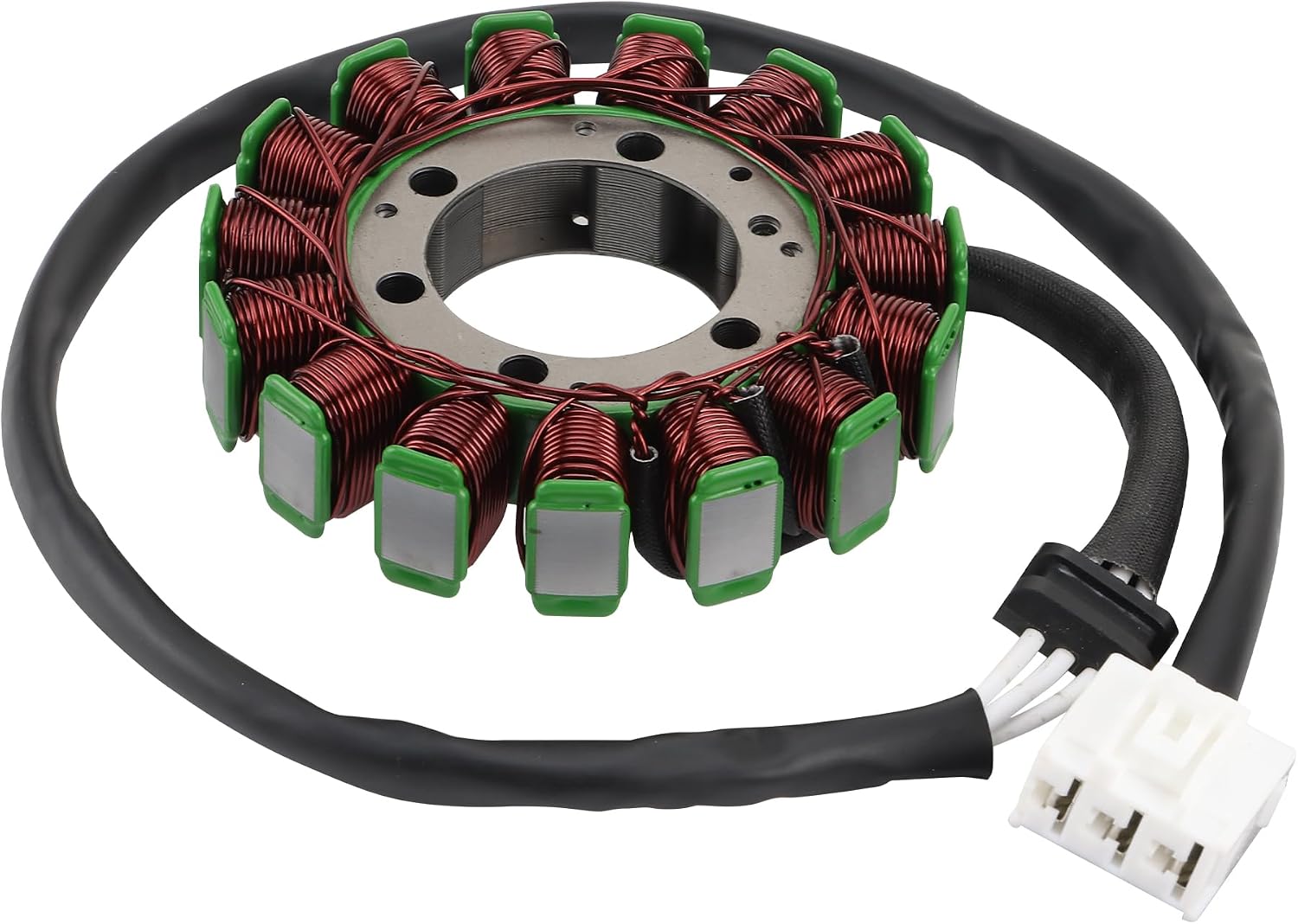WOOSTAR 15 Coil 3 Wire Magneto Stator Replacement for 2006-2007 ZX10R ZX1000 OEM 21003-0036 21003-0052