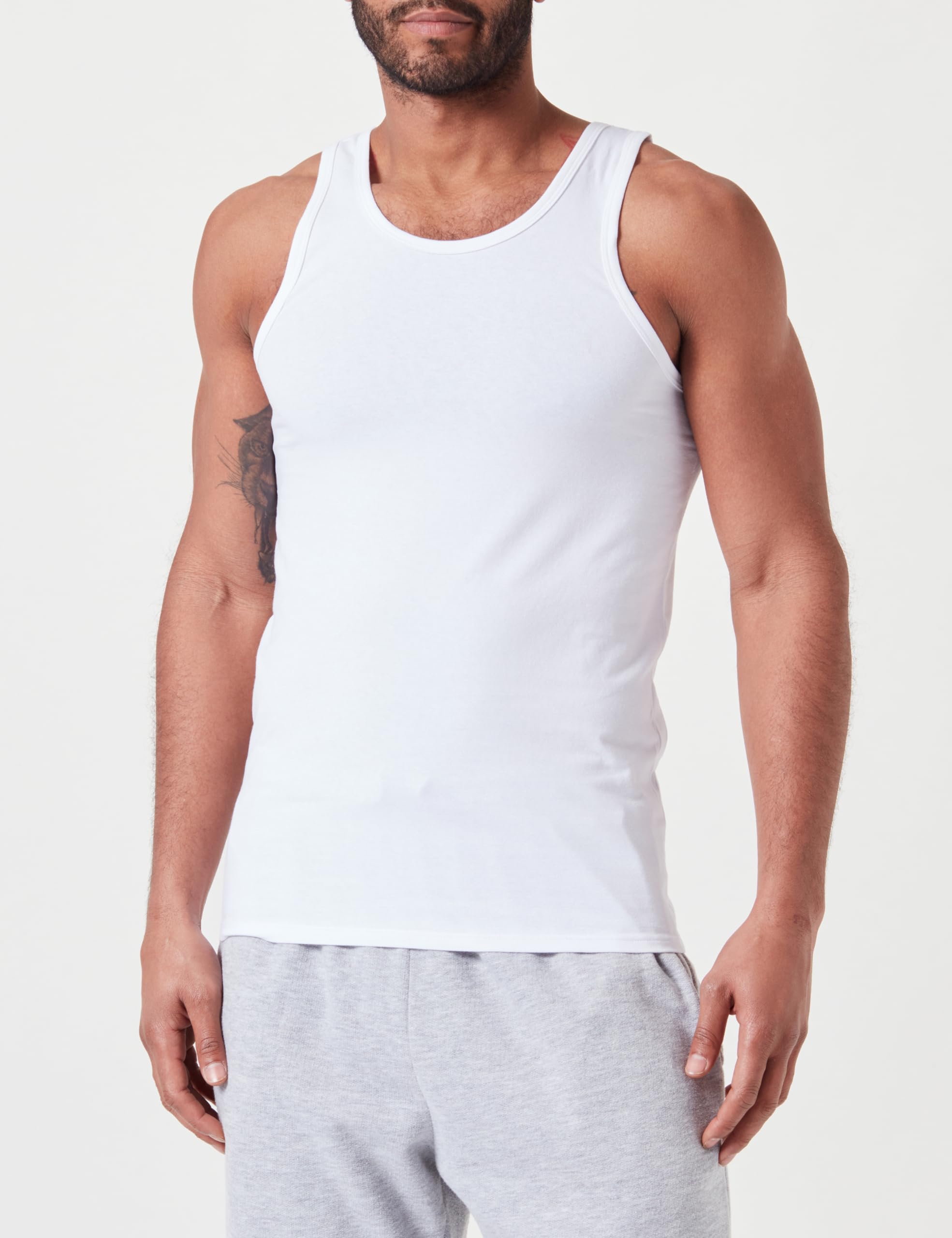 Dim Débardeur Homme Thermorégulateur en Coton Dim Sport x2