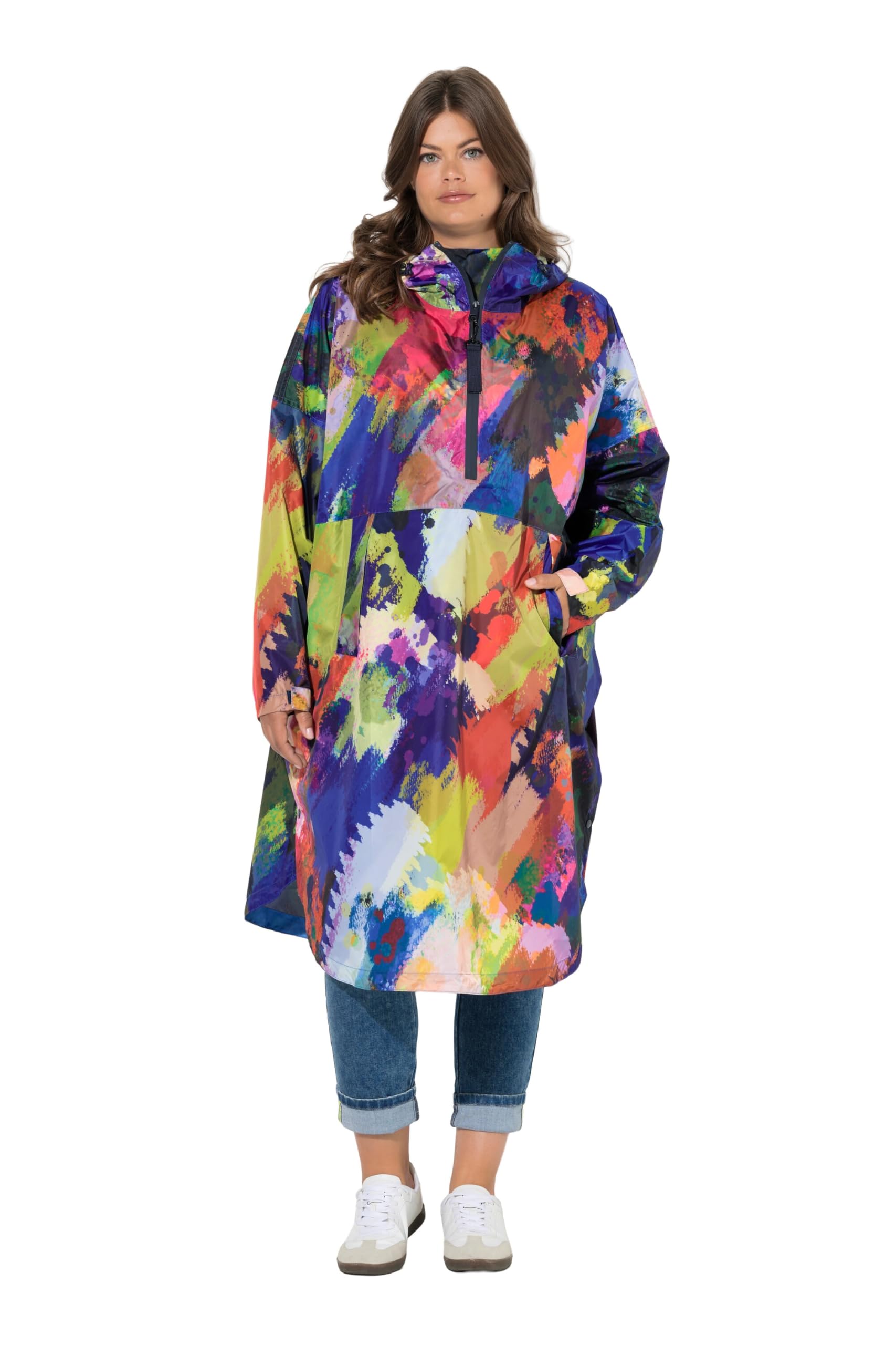 Laurasøn Funktions-Regencape, Unisex, Print, Kapuze 845082
