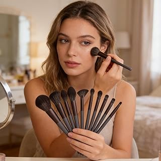 Juego de 10 brochas de maquillaje para princi...