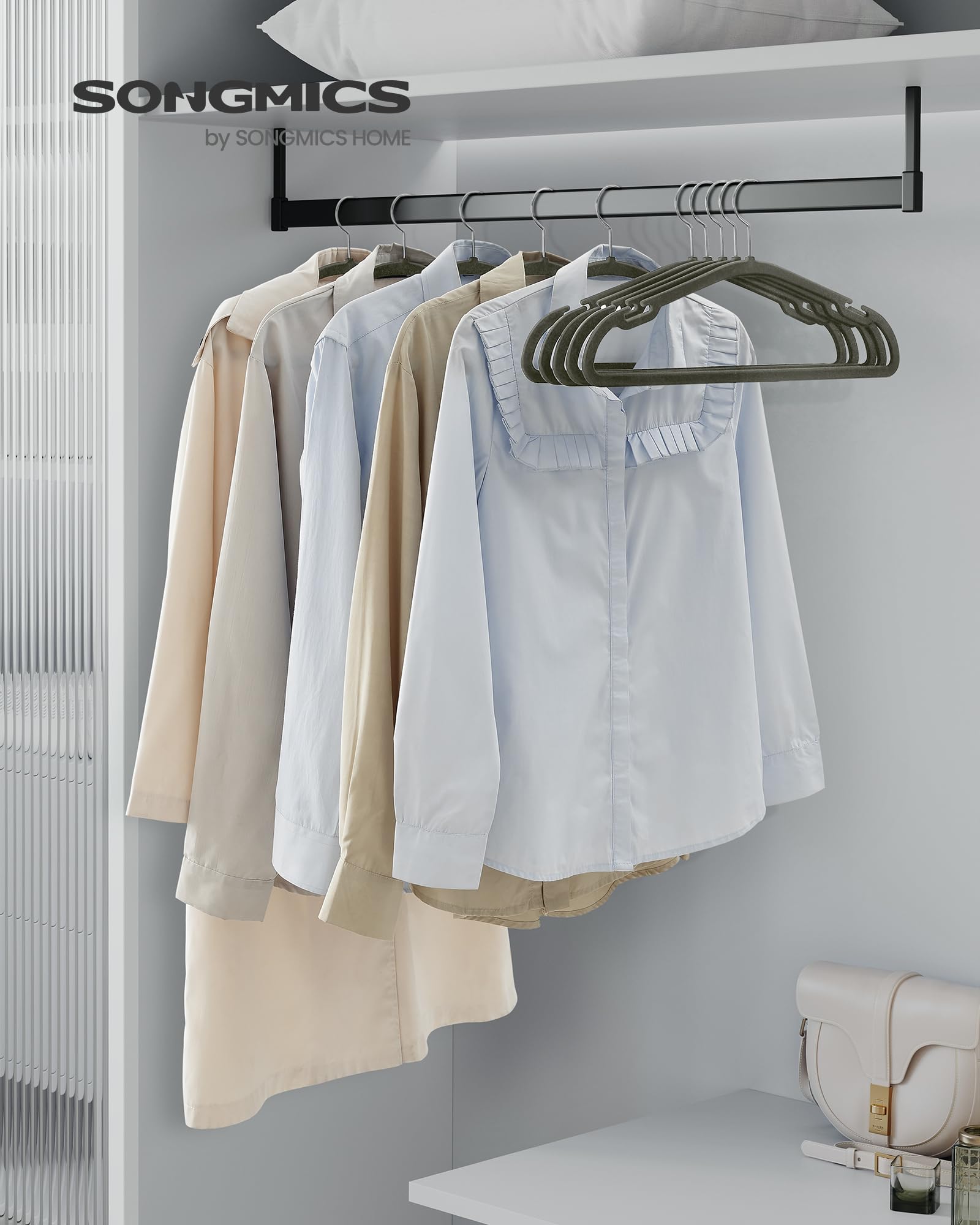 Kledinghangers Zwart 30 Stuks – Ruimtebesparend