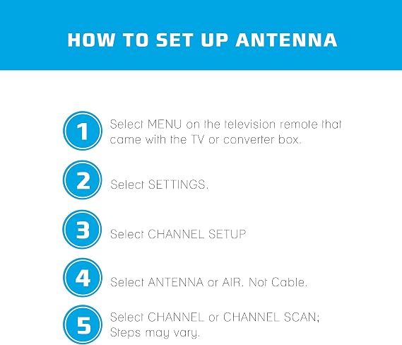 Magic Stick TV Antenna for Smart TV Indoor, Local Channels, MS-001