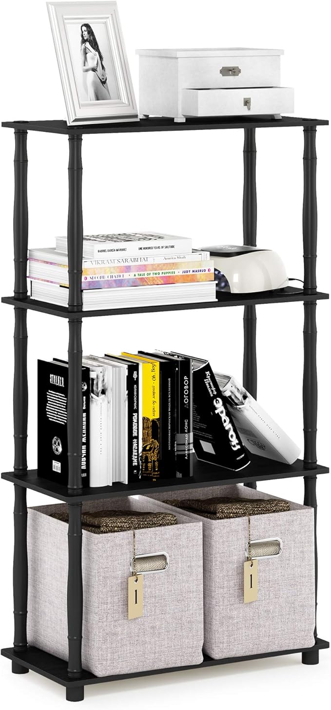 Furinno Turn-N-Tube 4-Tier Multipurpose Shelf Display Rack product photo