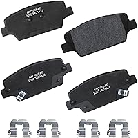 Vista 28 de Pastillas de freno traseras cerámicas Bendix Premium SBC1337 para Cadillac CTS 2014-2008, SRX 2016-2010, Chevrolet Camaro 2015-2010, Saab 9-4X 2011