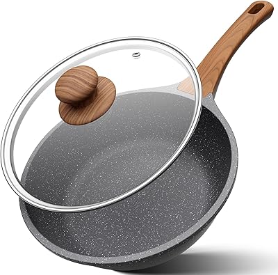 YASHE — Sartén profunda 24 cm con tapa
