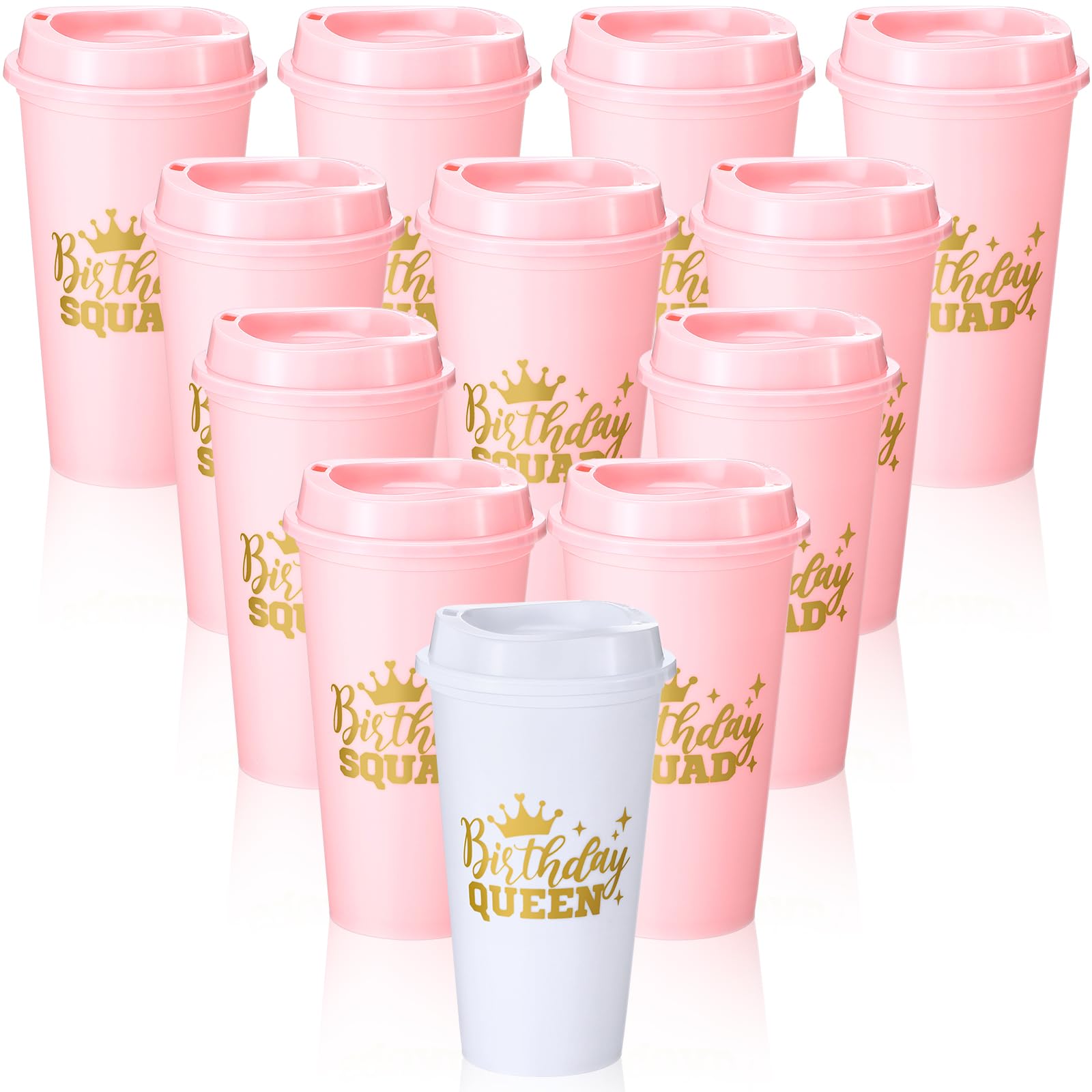Gobelets en plastique réutilisables pour fête d'anniversaire et Noël en famille