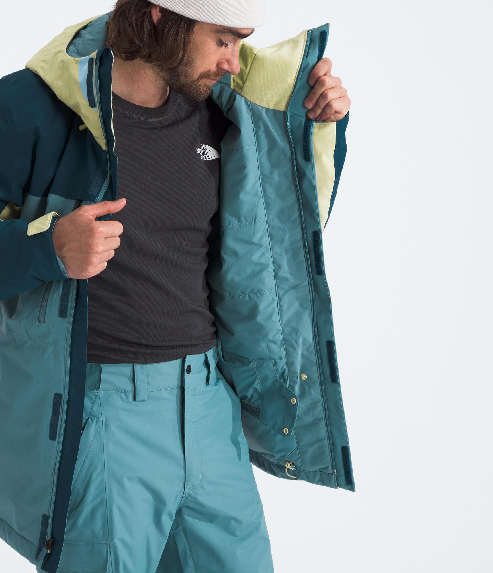 The North Face Freedom Insulated Jacke 2025 Algae Blue/Nettle/Midnight Petrol