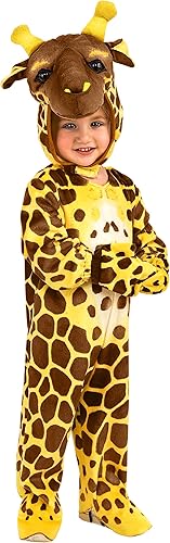 Disfraz de jirafa de safari tonto para niño pequeño Rubies S null