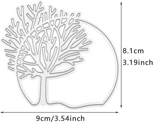 Miniatura 44 de Troqueles para álbumes de recortes para hacer tarjetas, troqueles de corte de metal de Navidad, plantilla de perforación de papel para manualidades
