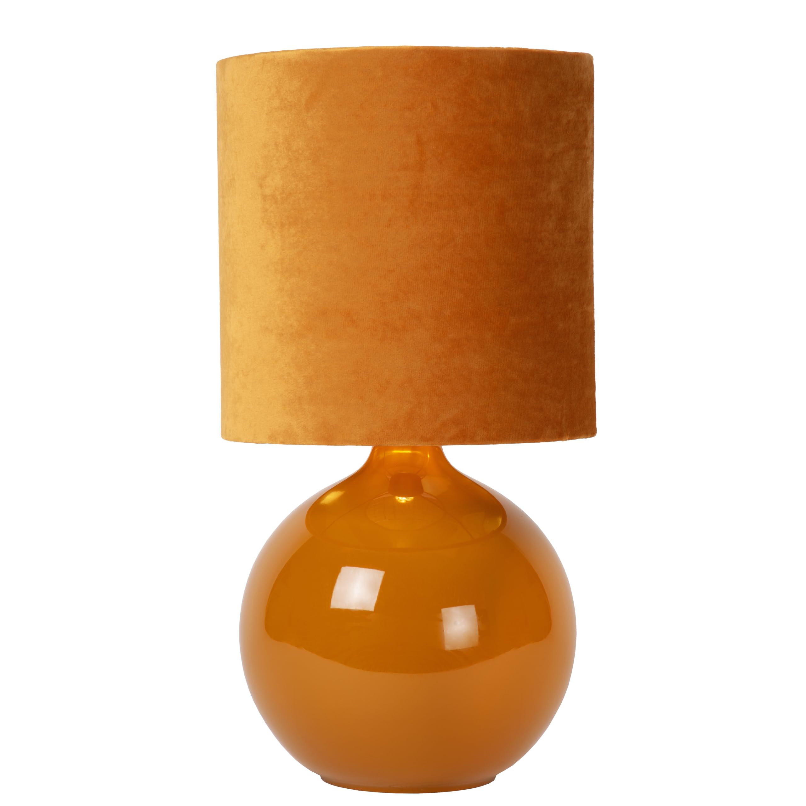 LUCIDE ESTERAD - Lámpara de mesa - Ø 24 cm - 1xE14 - Ocre