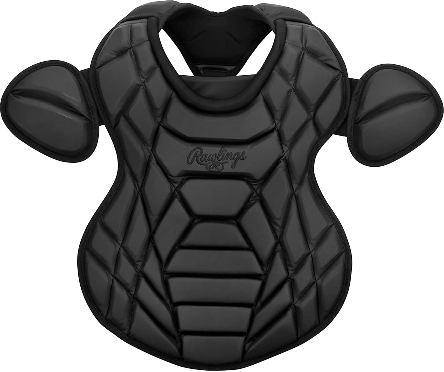Rawlings Adult Out Catchers Chest Protector, Matte Black