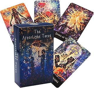 Comprar Tarot Cards - English Version Oracle Cards for Fate Divination and Fortune Telling, Classic Mystical Illustrations with Smooth Shuffle, Board Game for Party, Friends, Entertainment 4.13x2.44 Inches