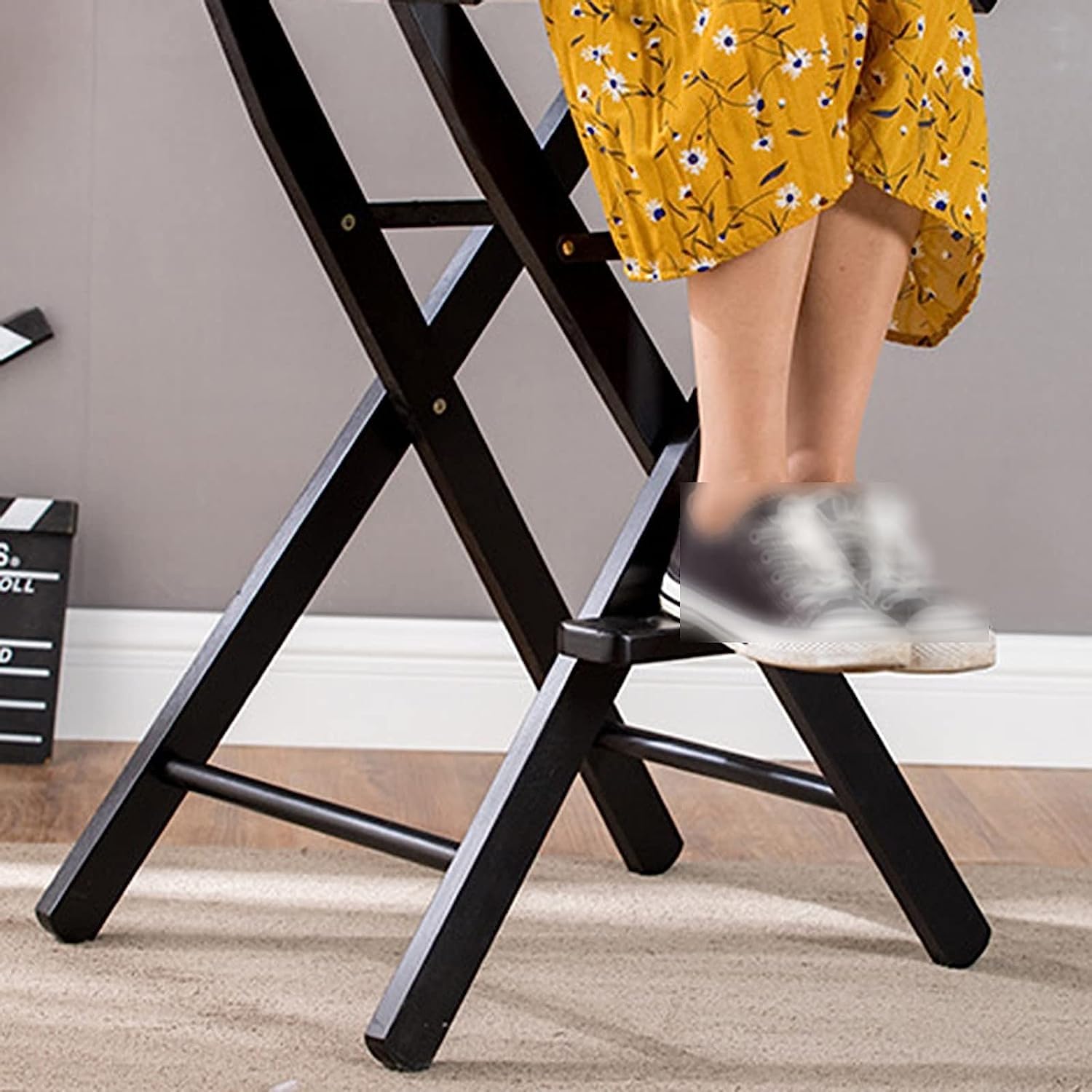 Amazon.co.jp: メイクアップチェア、ポータブル折りたたみ椅子