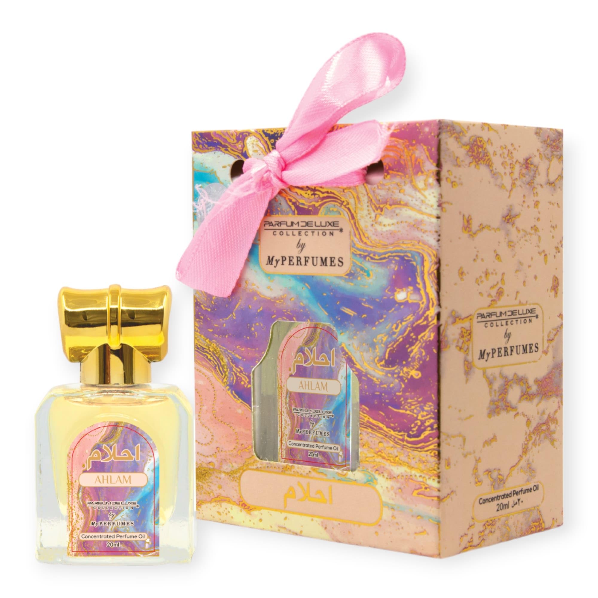 My Perfumes AHLAM from PARFUM DELUXE Non Alcoholic Halal Attar or Concentrated Perfume Oil for Men and Women 20ml
