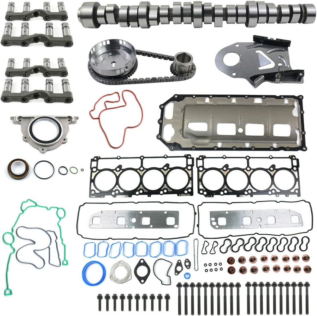 5.7 hemi MDS Lifters Camshaft Timing Chain Valve Cover Gasket Kit Replacement for Dodge Ram 1500
