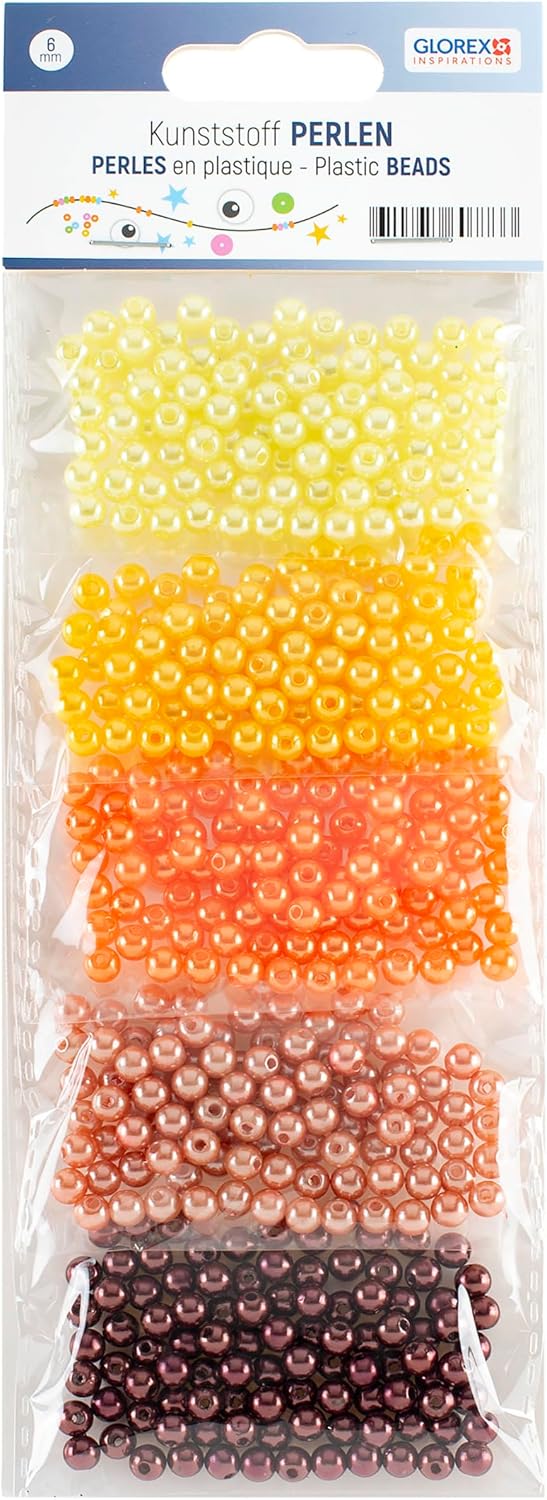GLOREX Bead Kit, Green, 6 mm