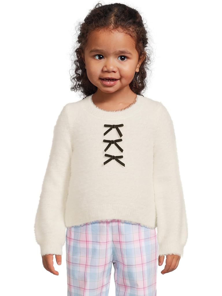 Bone Janie and Jack Fuzzy Mini Bow Sweater (Infant)