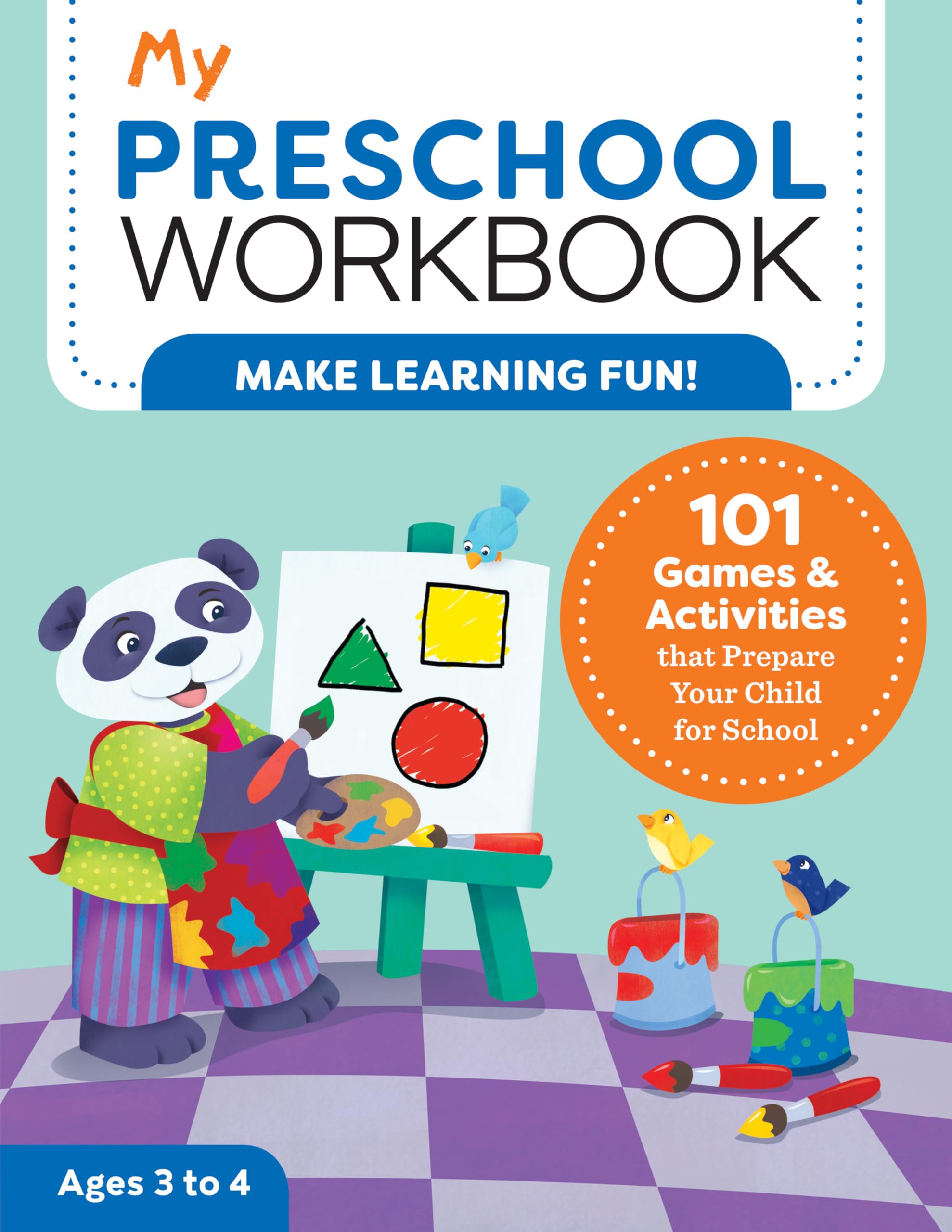 Rockridge Press My Preschool Workbook: 101 Games & Activities That Prepare Your Child for School Paperback – Big Book, 26 November 2019