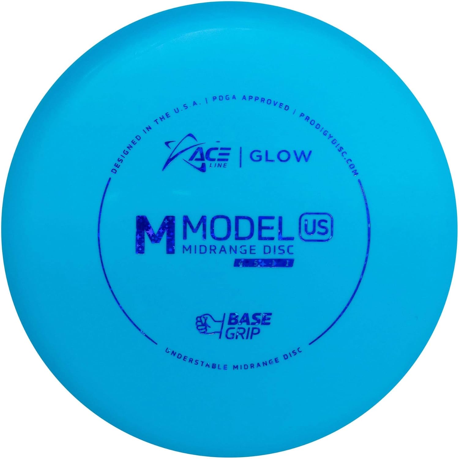Ace Line Glow Base Grip M Model US Midrange Golf Disc [Colors May Vary]
