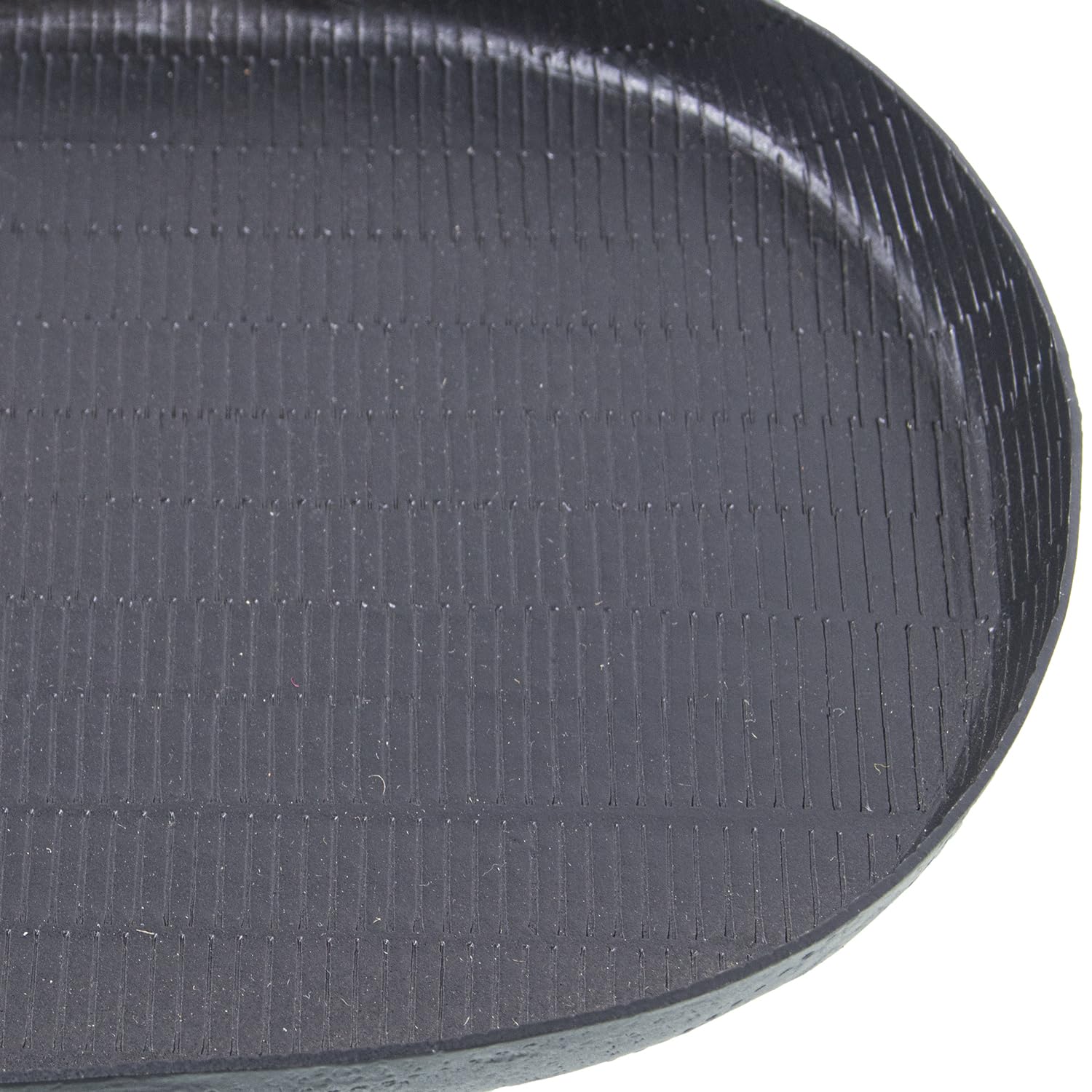 Set de 3 bandejas de Aluminio Tallado en Negro 21x11, 30x15 y 40x20x1,5cm