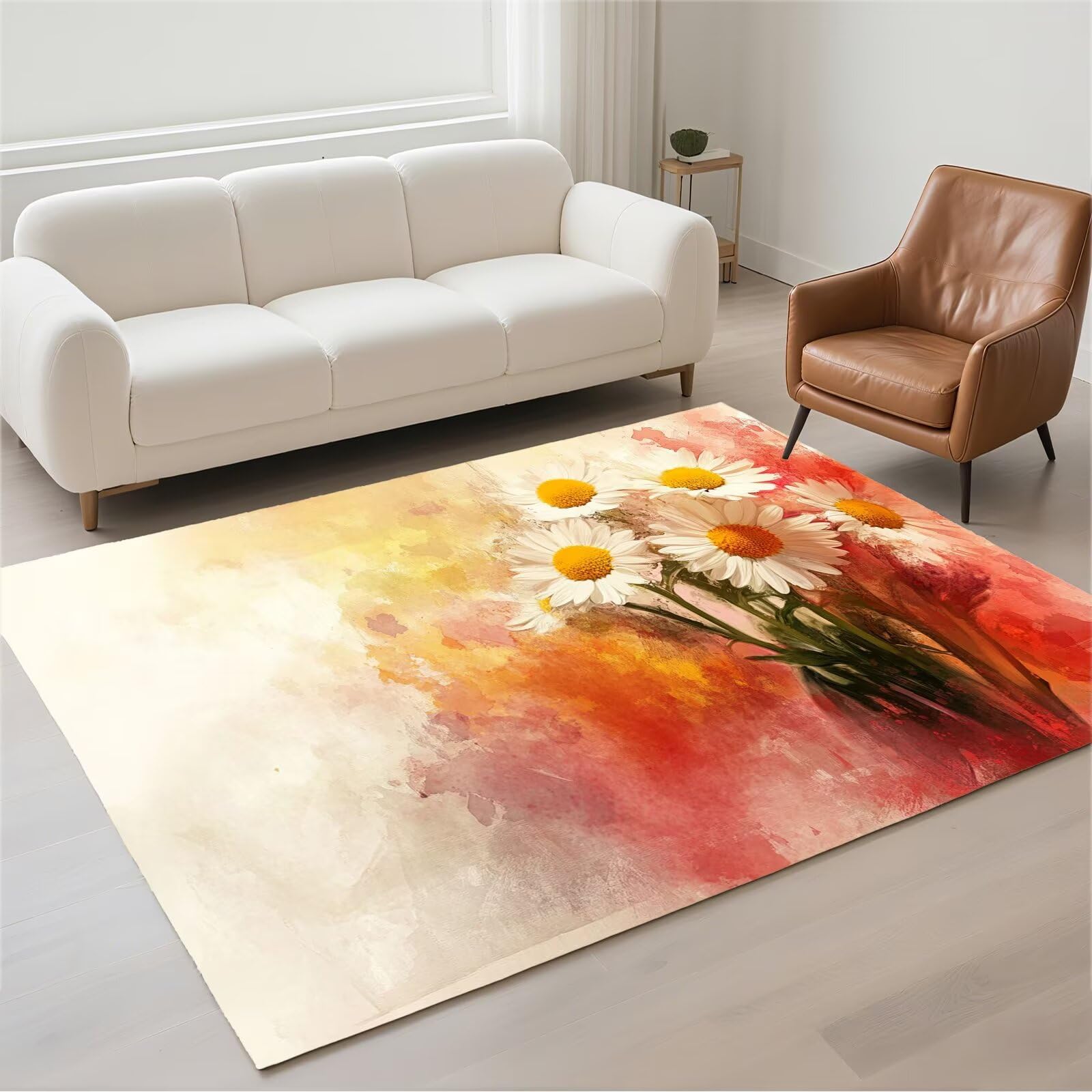 Grand carpet pour salon et salle à manger moderne, design coloré 80x150cm