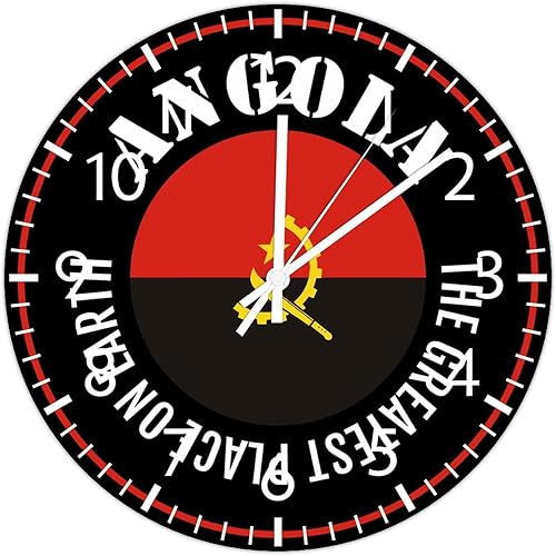 Miniatura 7 de ArogGeld Reloj de pared de PVC con bandera de Honduras, el mejor lugar en la tierra, reloj de pared redondo para amantes de Honduras, 10 pulgadas,