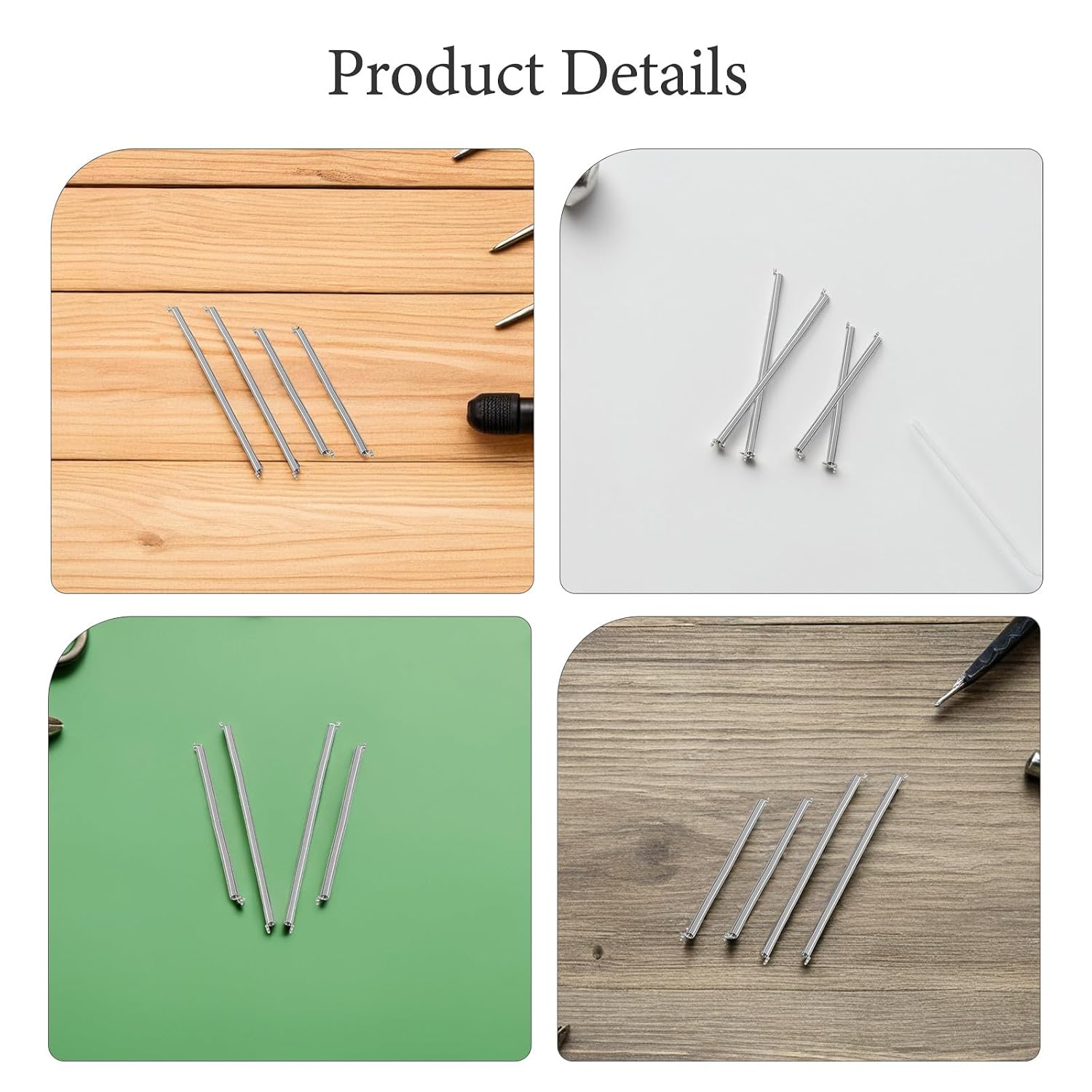 8Pcs Stapler Extension Springs with Double Hook - Tension Spring with Hook Ends for Stapler - 2.8" 3.5" Repair Replacement for Craft Projects and Maintenance
