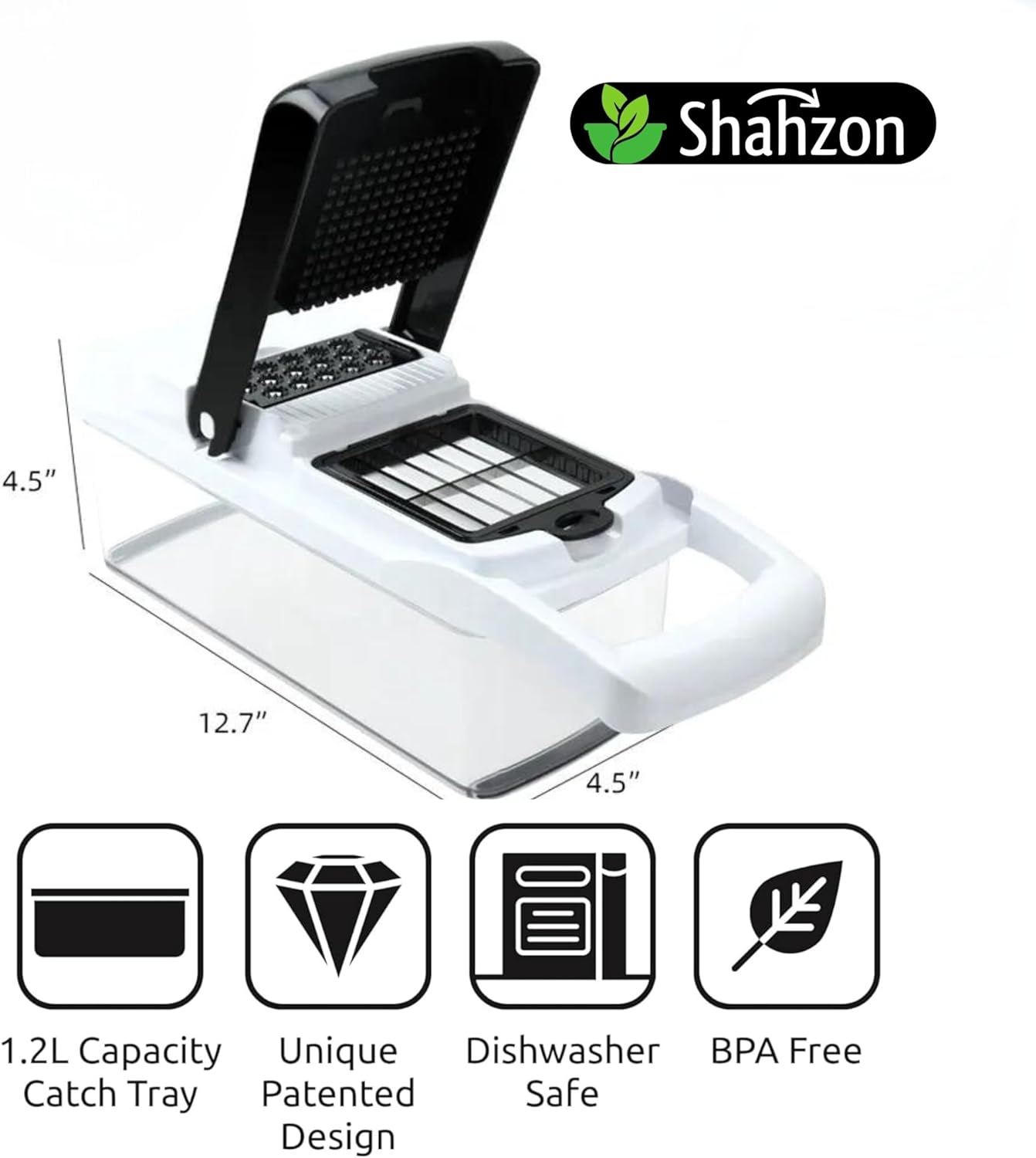 23-in-1 Vegetable Chopper Fruit Slicer Professional Food Chopper with Container Veggie Slicer and Onion Cutter