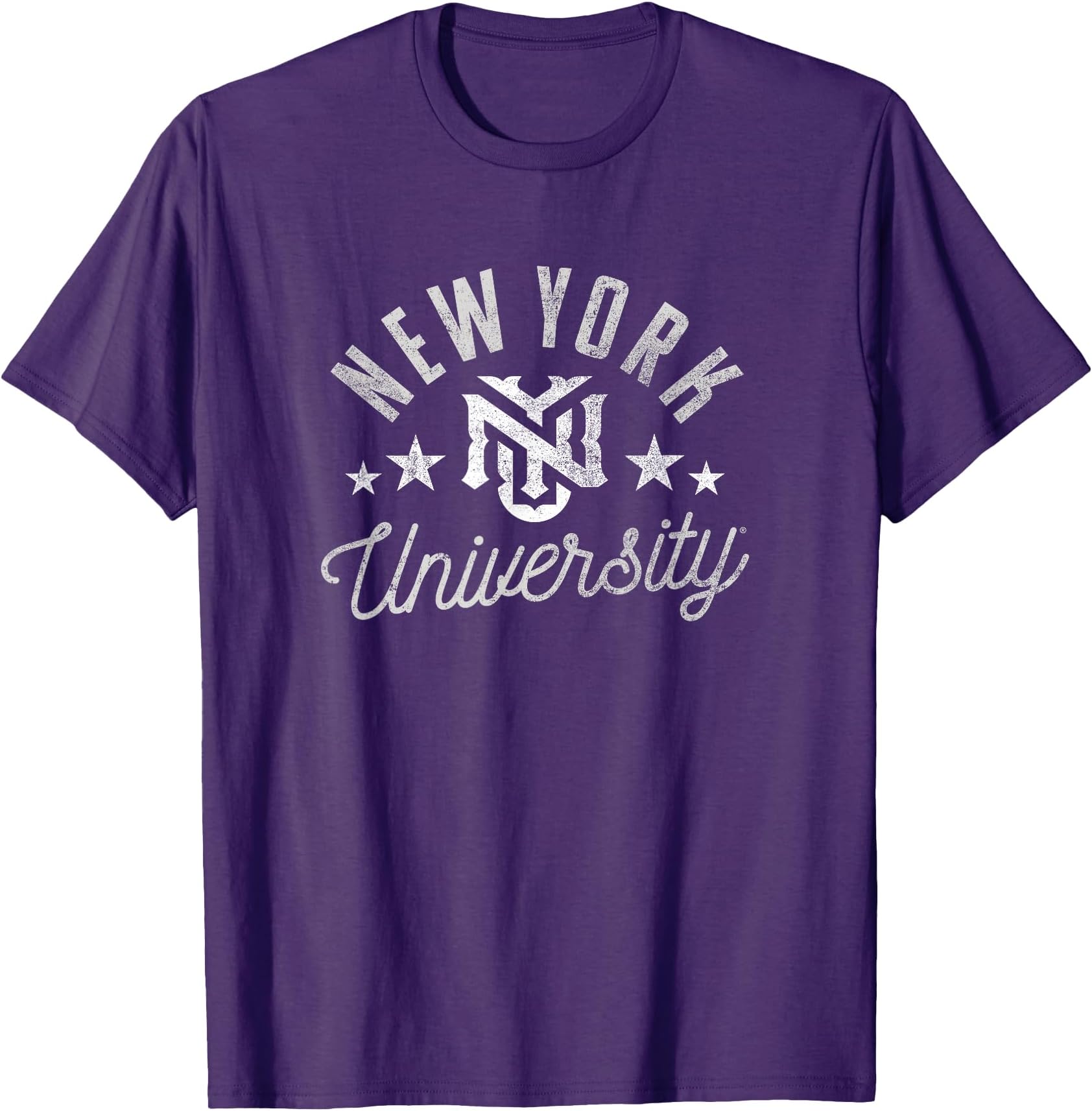 New York University NYU Violets Logo T-Shirt