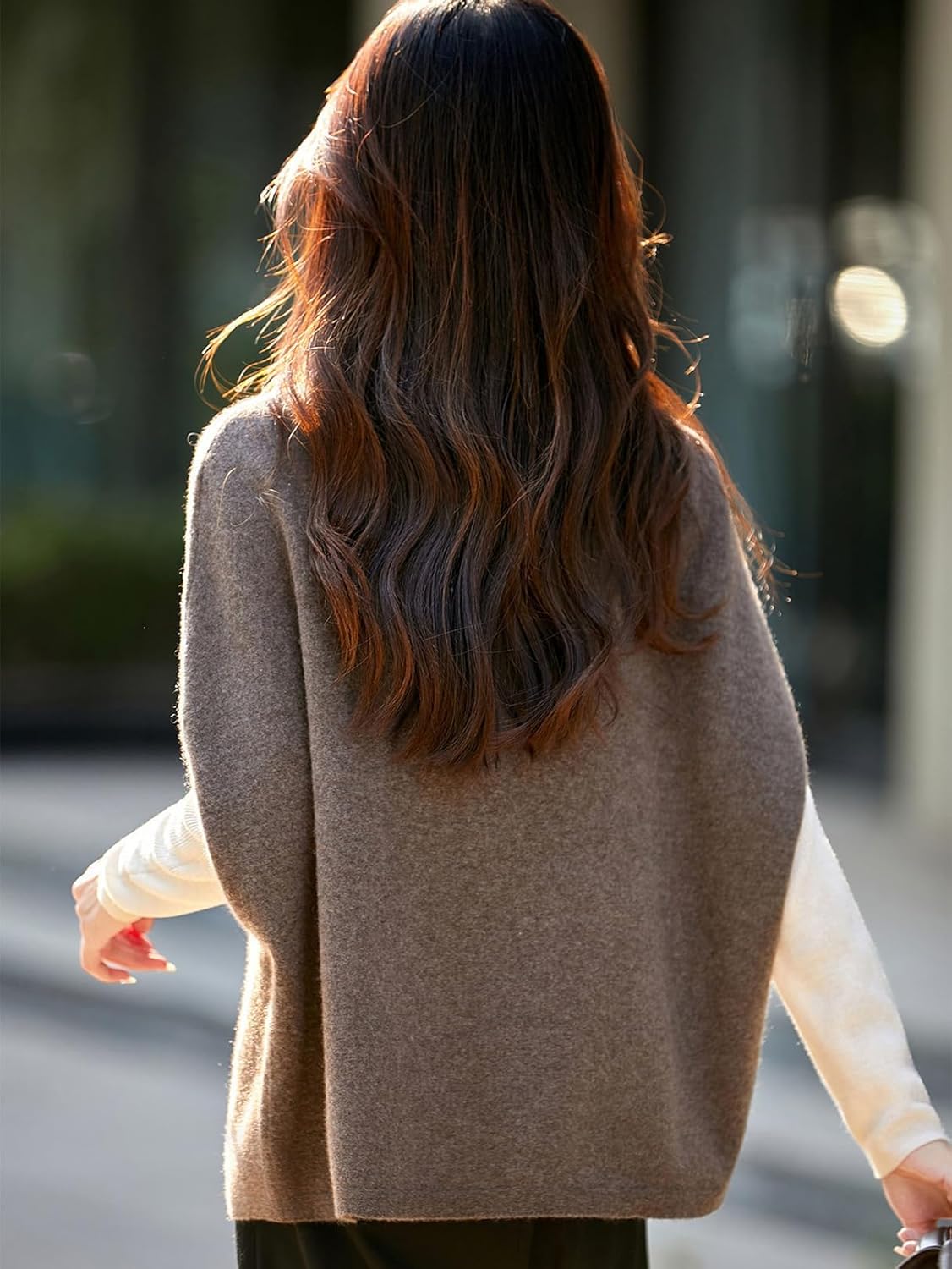 ヨーガンレール ライトグレー タートルネック ノースリーブ ベスト