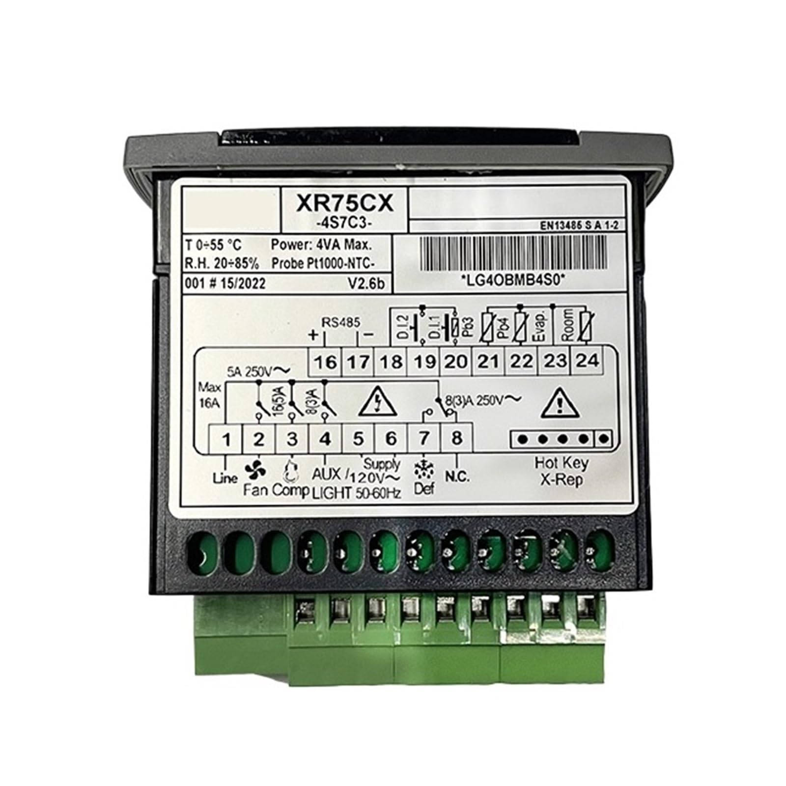 Elektronischer Thermostat mit digitaler Anzeige, Temperaturregler, Temperaturanzeige XR75CX-5N7C3, XR75CX-5N6I3, XR75CX-4S7C3(Xr75cx-4s7c3 110v)