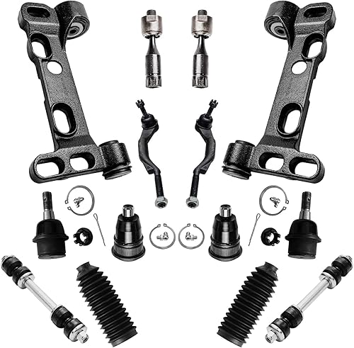 Miniatura 116 de Detroit Axle - 4WD Front End 14pc Kit de suspensión para Ford F-150 F-250 Expedition Navigator, 2 brazos de control superior 2 rótulas inferiores 2