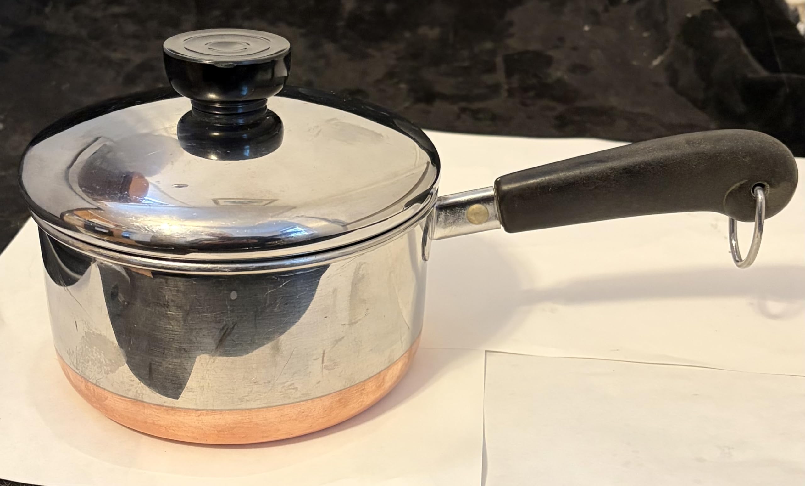 未開封　Vintage Revere Ware　ヴィンテージ　リビアウエア　銅鍋 Amazon.com: Vintage Revere 1 Qt. Saucepan Copper Clad With Lid