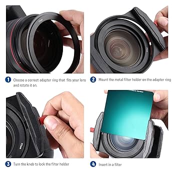 Amazon | NEEWER 角型NDフィルターセット ND1000（10ストップ）+