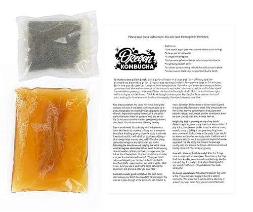 Miniatura 5 de Oregon Kombucha, Kit de iniciación de kombucha de té negro, 16.8 onzas