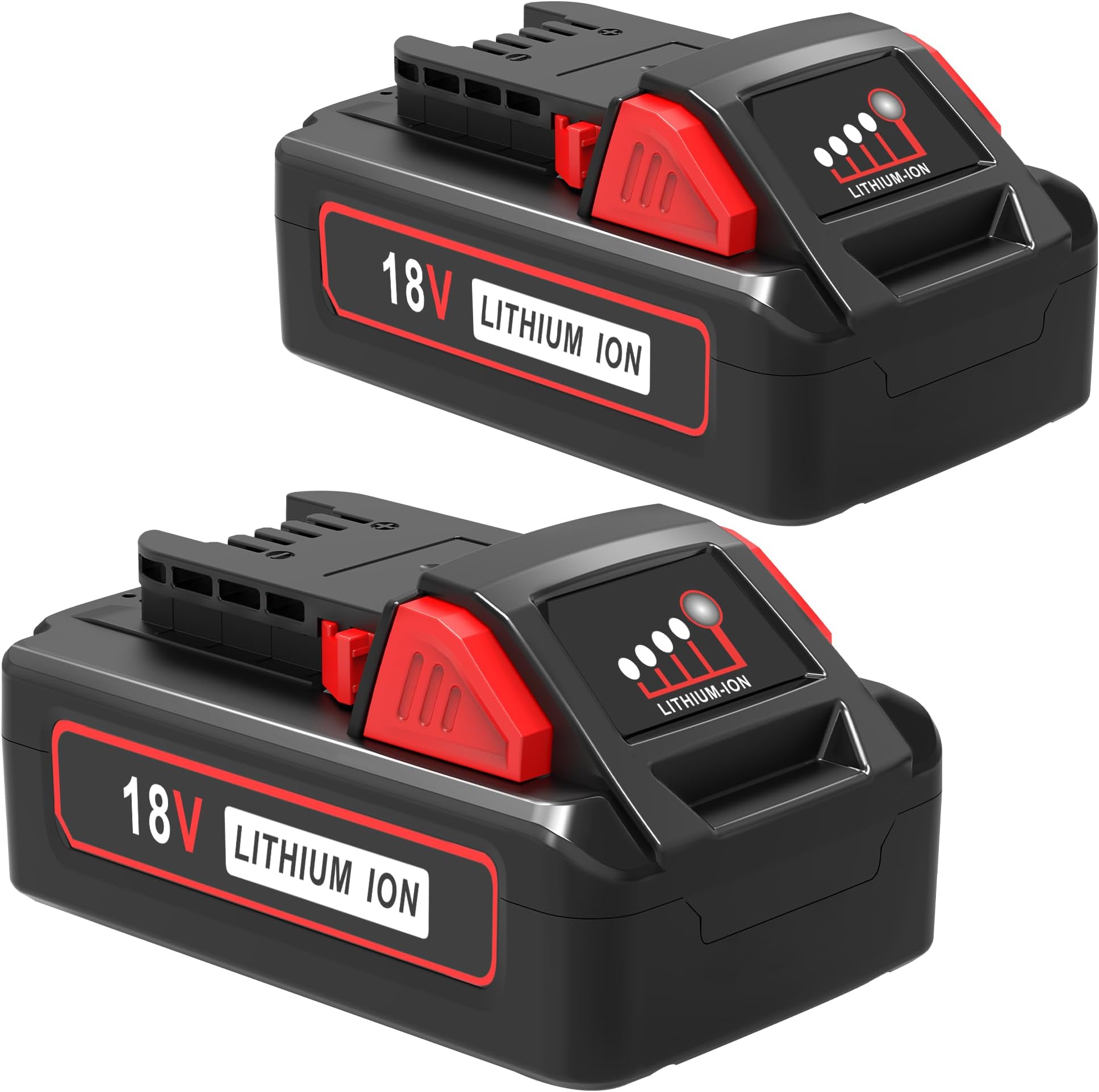 2-Pack 8.0Ah M18 Battery Replacement For Milwaukee Tools - 18V Lithium Ion Power