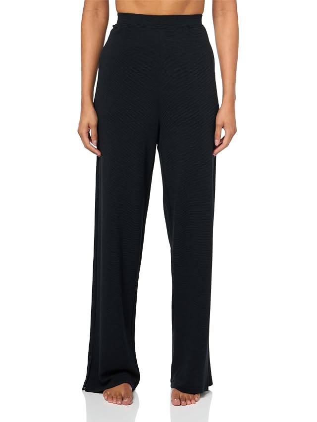 BOSS Womens Blair Ribbed Jersey Pants