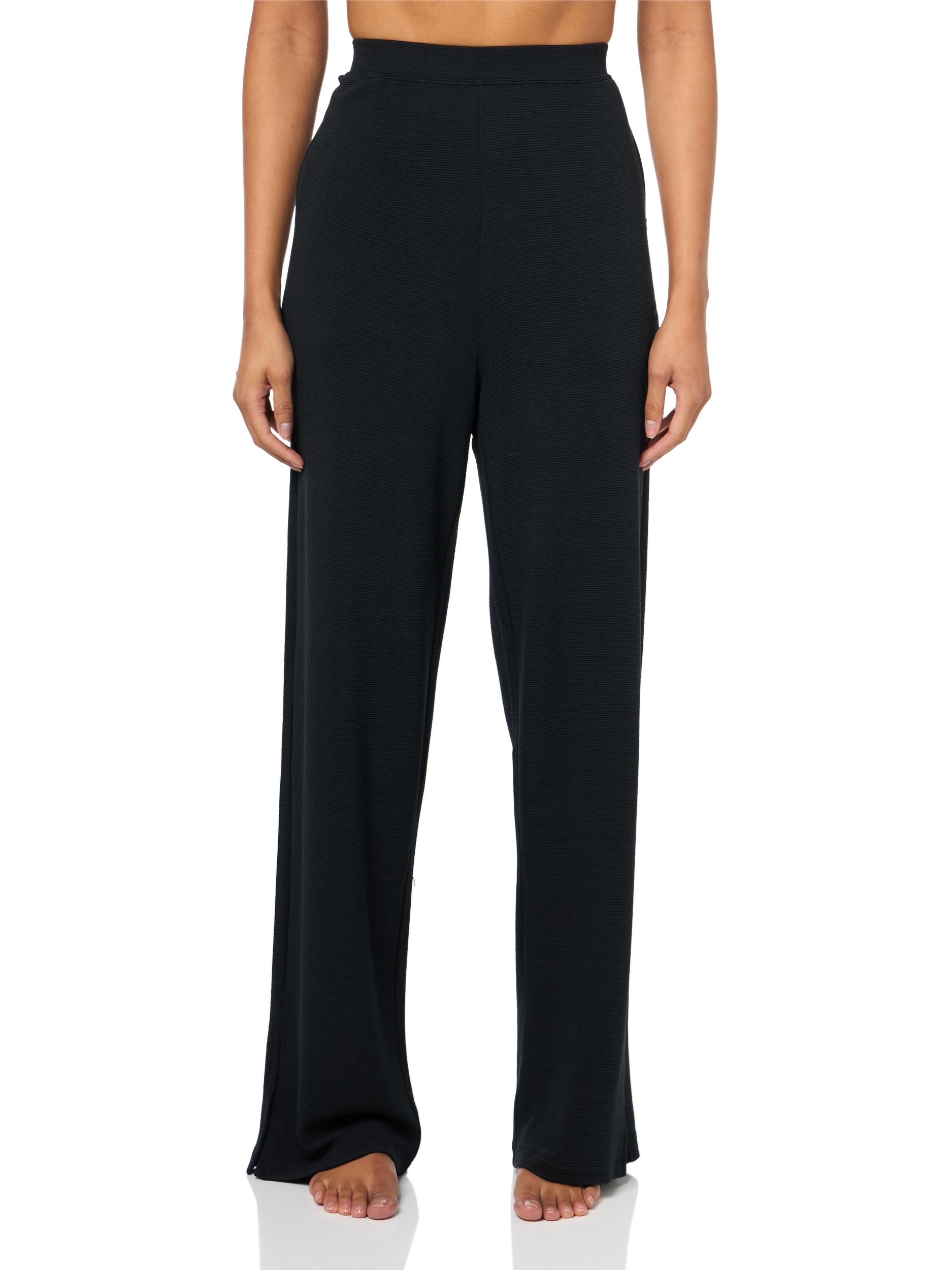 BOSS Womens Blair Ribbed Jersey Pants