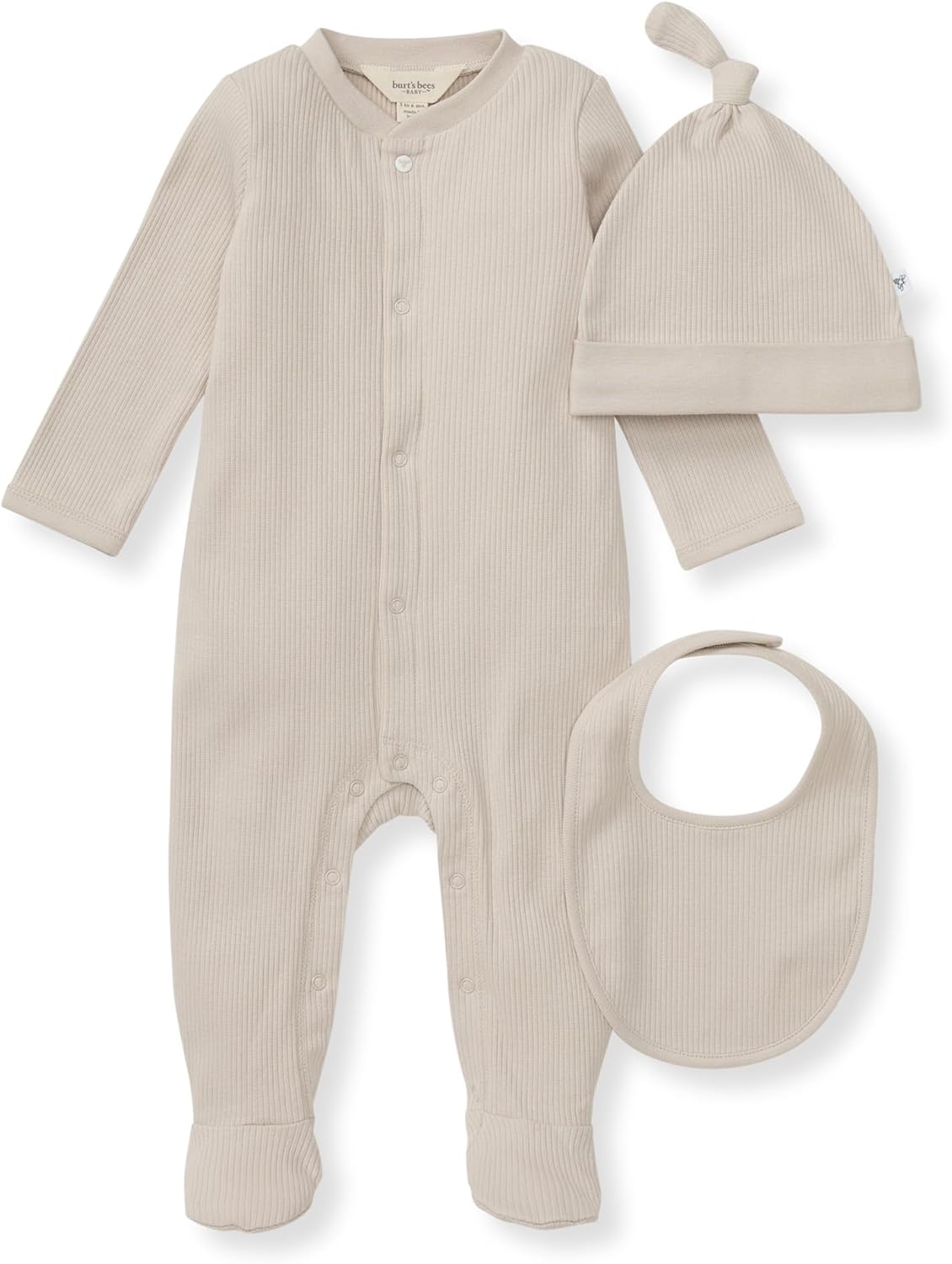 Burt's Bees Baby Baby unisex-baby Jumpsuit, 100% Organic Cotton One-piece Outfit Coverall Global Organic Textile Standard