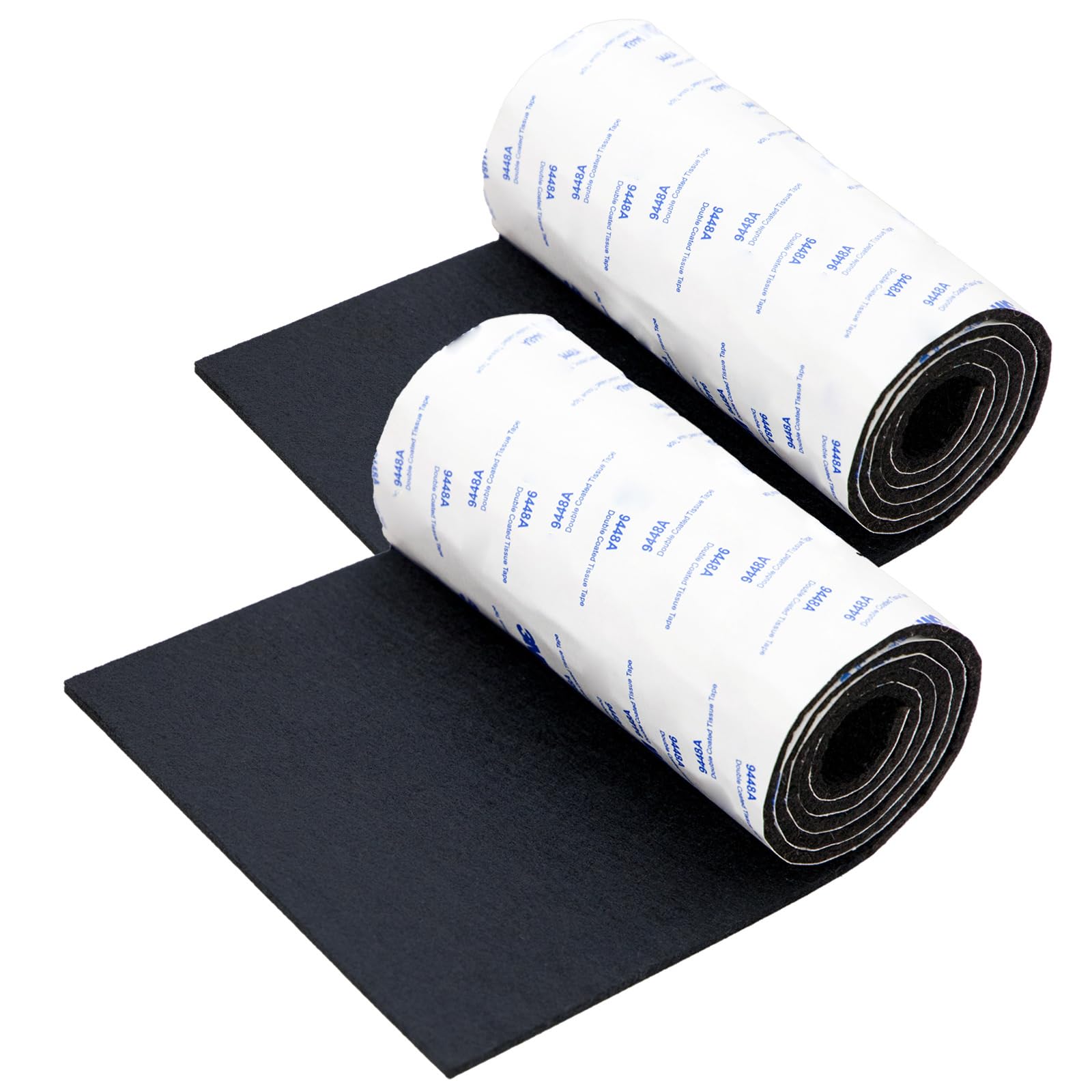 Almohadillas de fieltro para muebles con parte trasera adhesiva, tiras de fieltro autoadhesivas y cortables, protectores de suelo antiarañazos para cualquier mueble y pared (6 x 40 x 0.12