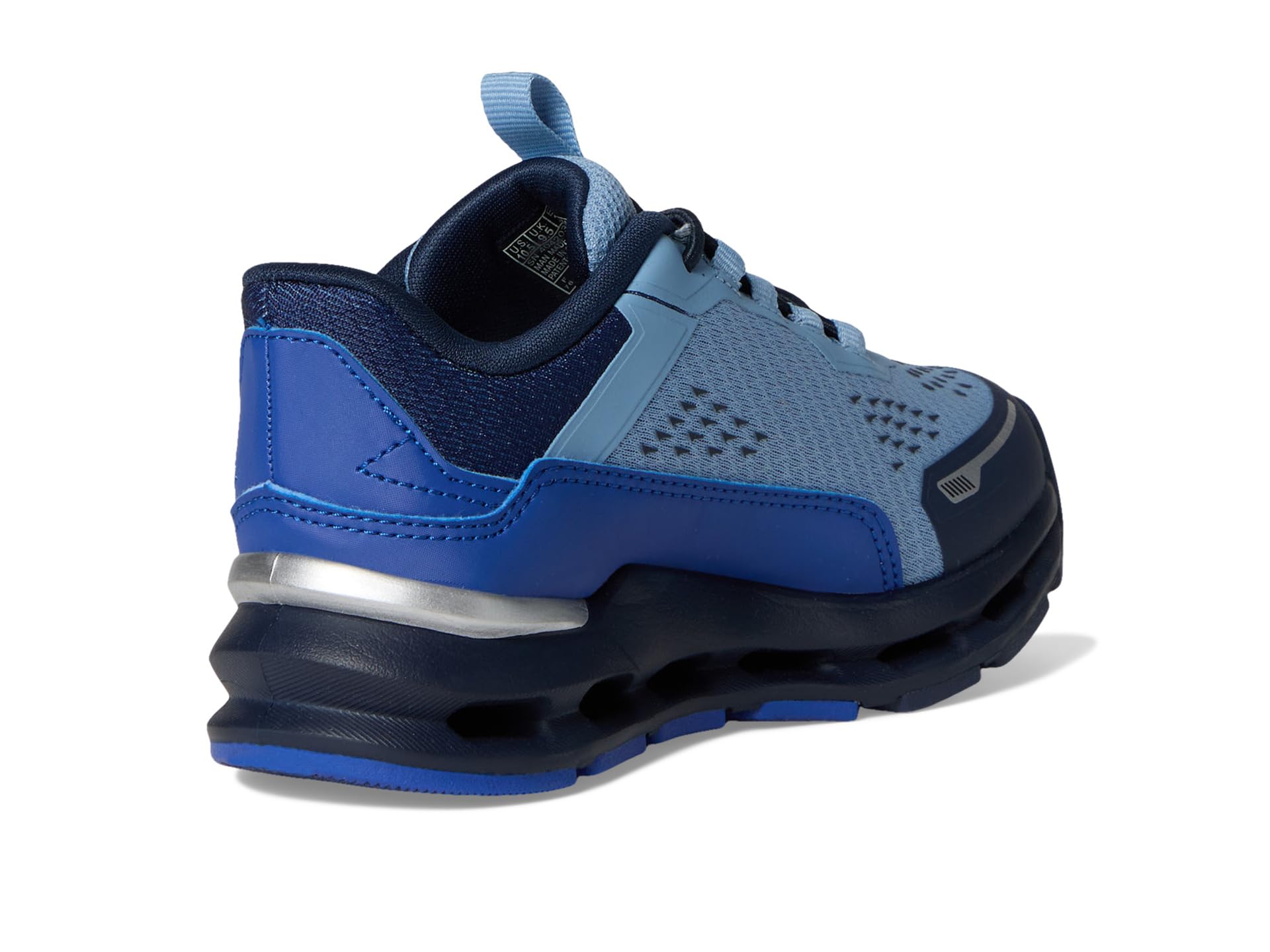 Skechers Jungen Glide-Step Plus Vista-Lane Trainer, Blue Synthetic/Textile/Navy & Silver Trim, 36.5 EU – Ansicht 3