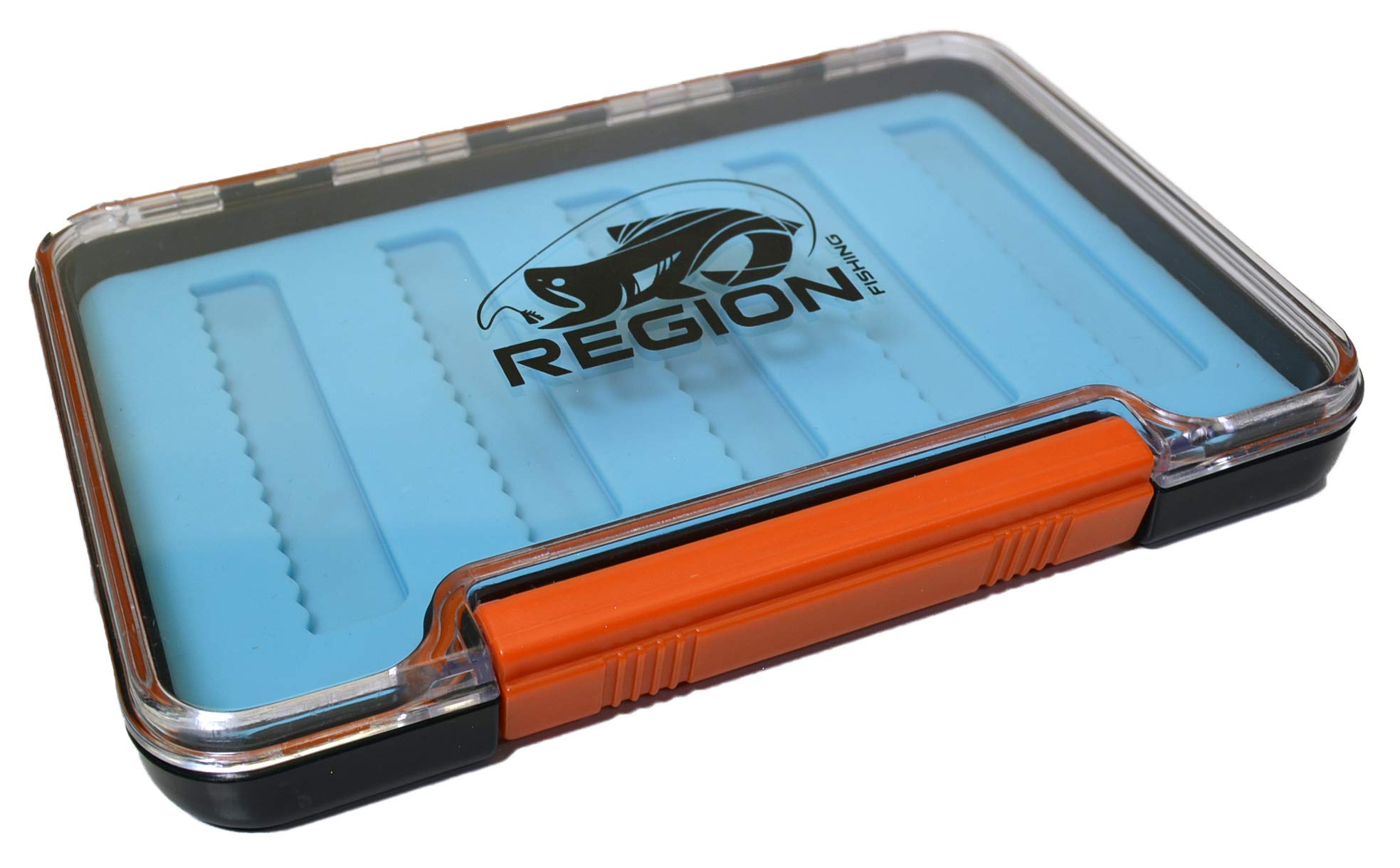 Thin Single Sided Waterproof Fly Box with Silicon Insert for Midges and Nymph Flies