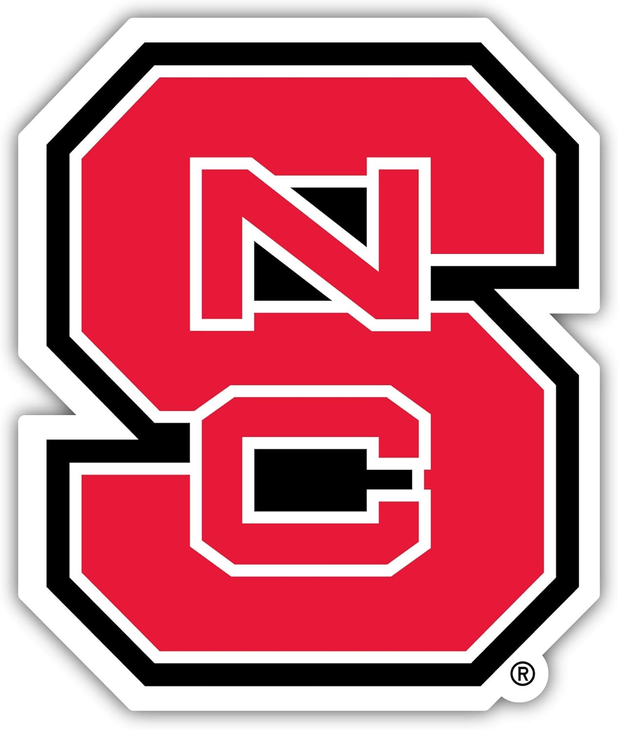 NC State Wolfpack 10 Inch Vinyl Mascot Magnet 4-Pack Officially Licensed Collegiate Product