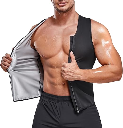 Abbigliamento Termico Fitness Canotta Sauna Uomo In Neoprene