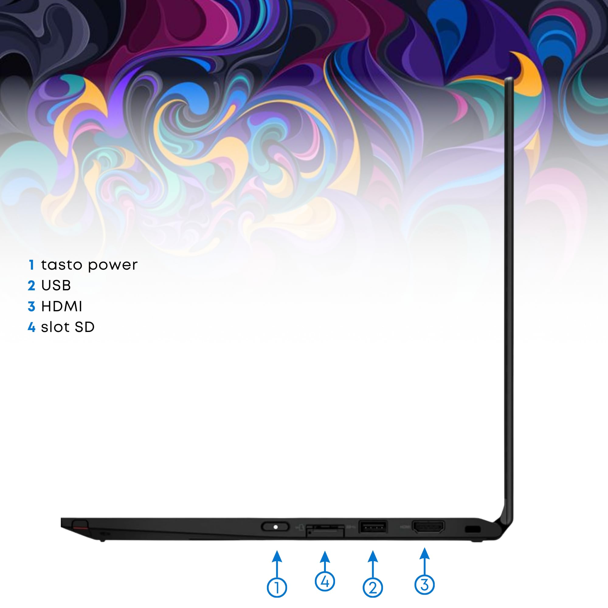 Lenovo ThinkPad X13 Yoga G1 - i5-10210U - 16Go - 256Go (reconditionné)