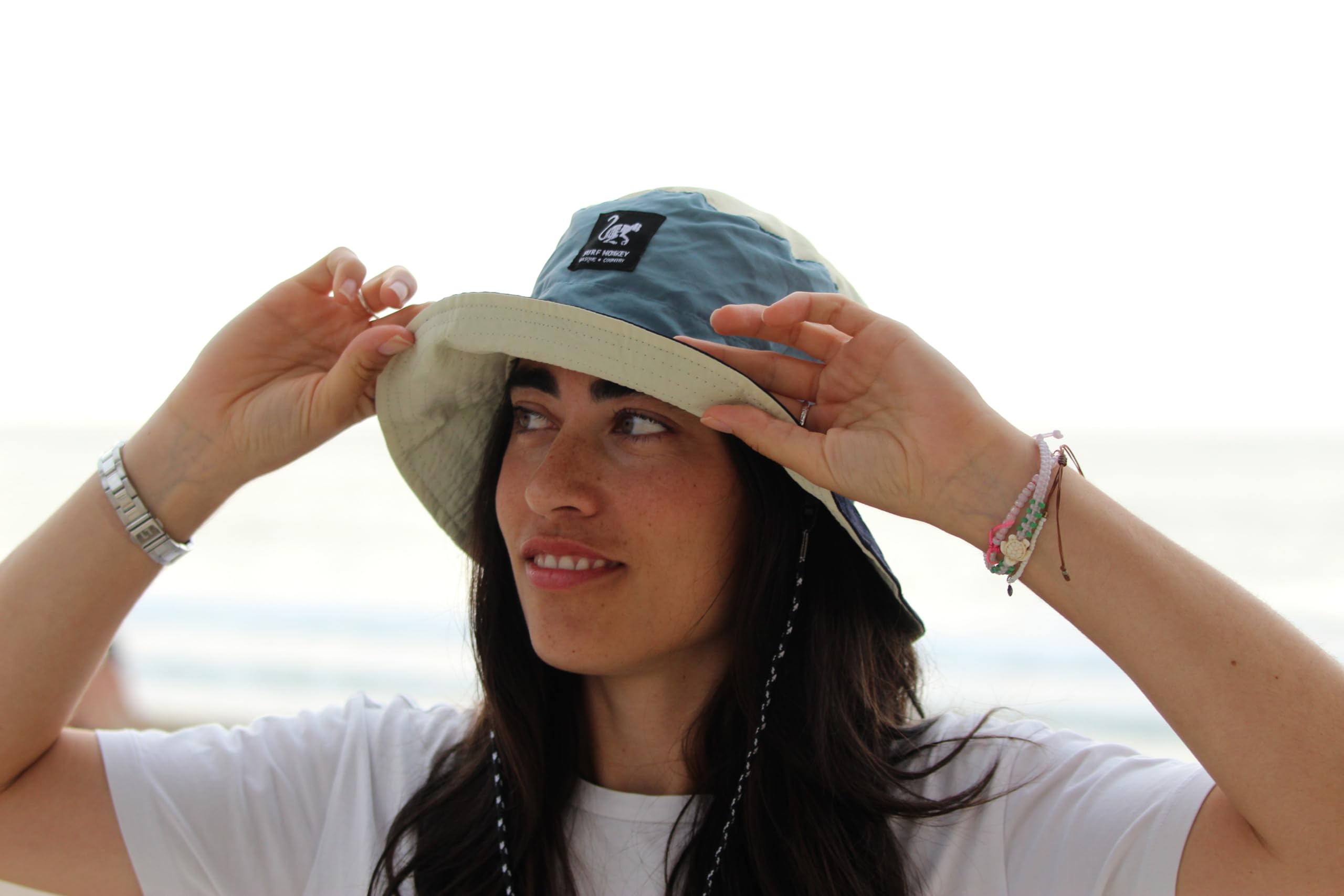 Surf Monkey Boonie Hat Impermeable Hombre/Mujer - Talla única - Sombrero Plegable