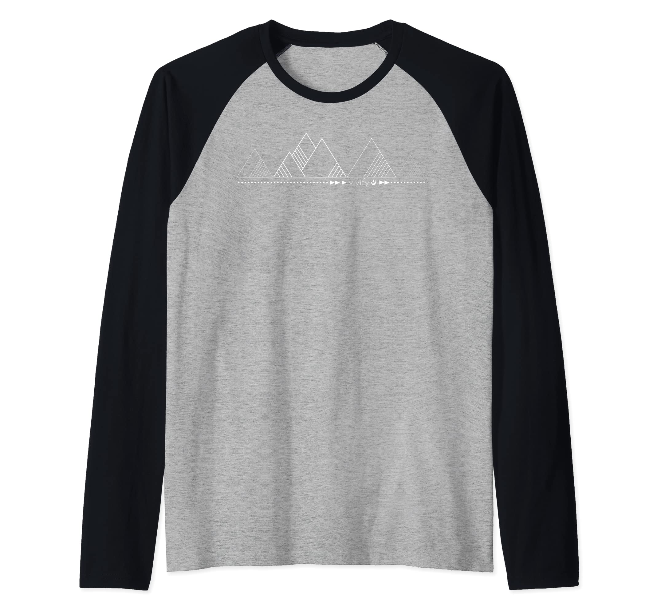 VIVIFY VIEWS Raglan Baseball Tee
