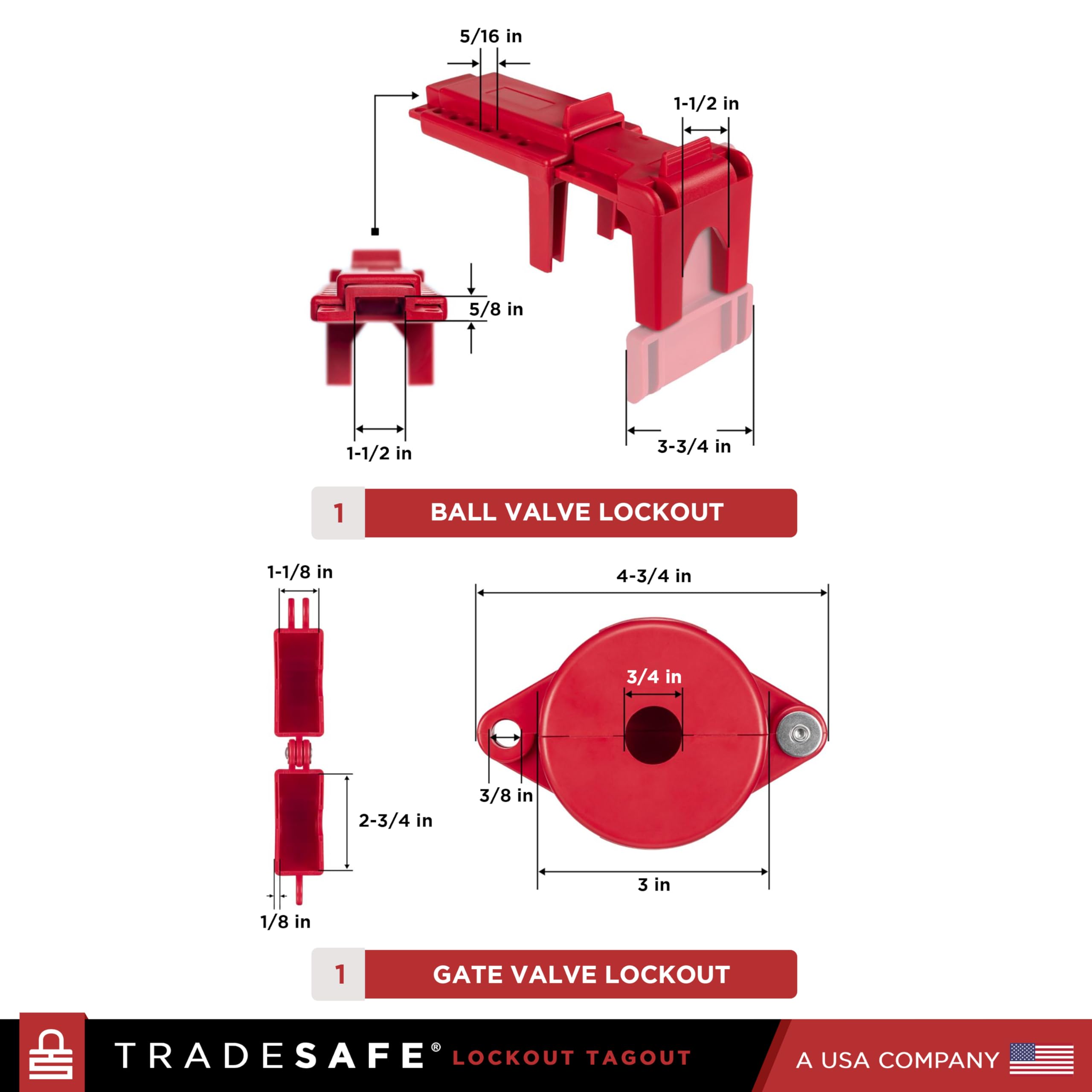 Industrial Safety Lockout Kit Lockout Tagout Station Wall Mount ...