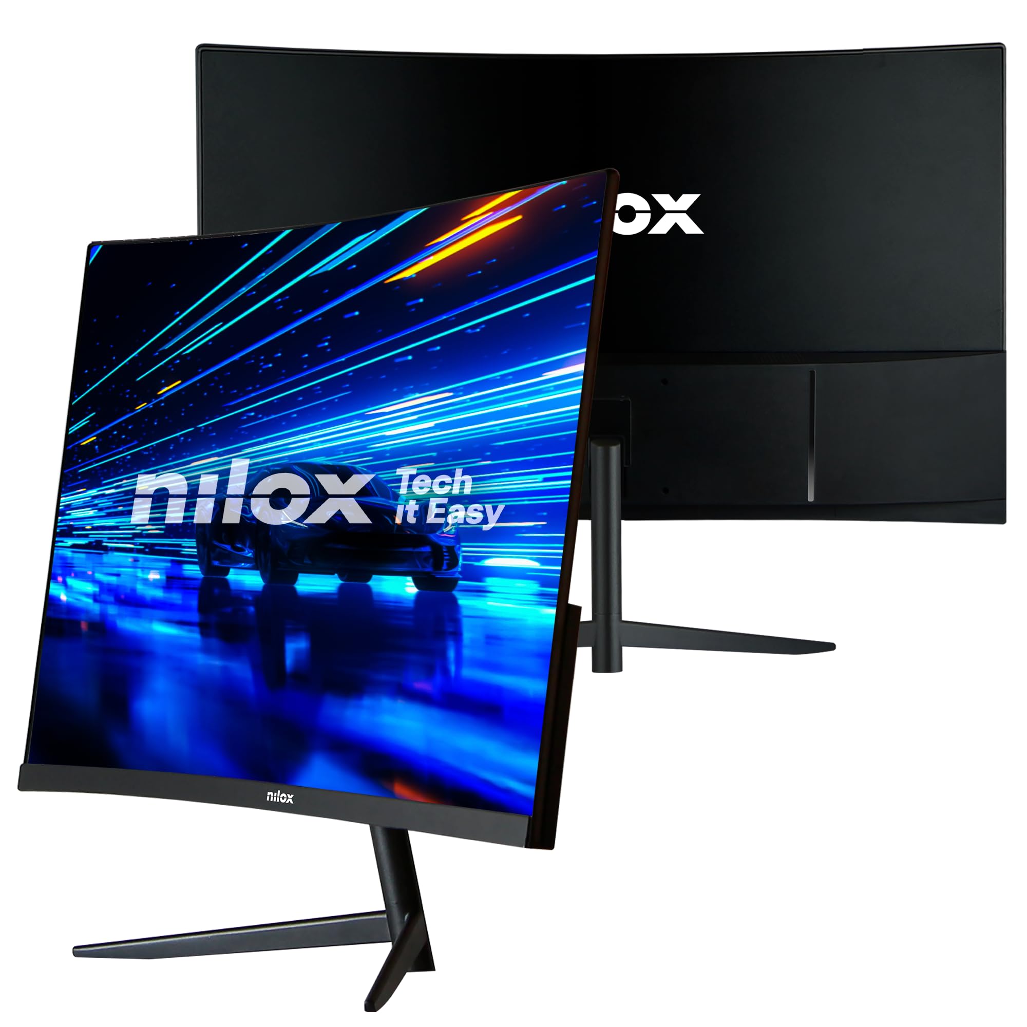 Nilox Monitor Curvo Gaming 24 Full HD 200Hz NXM24CRV2001 - VA 1ms HDMI DP
