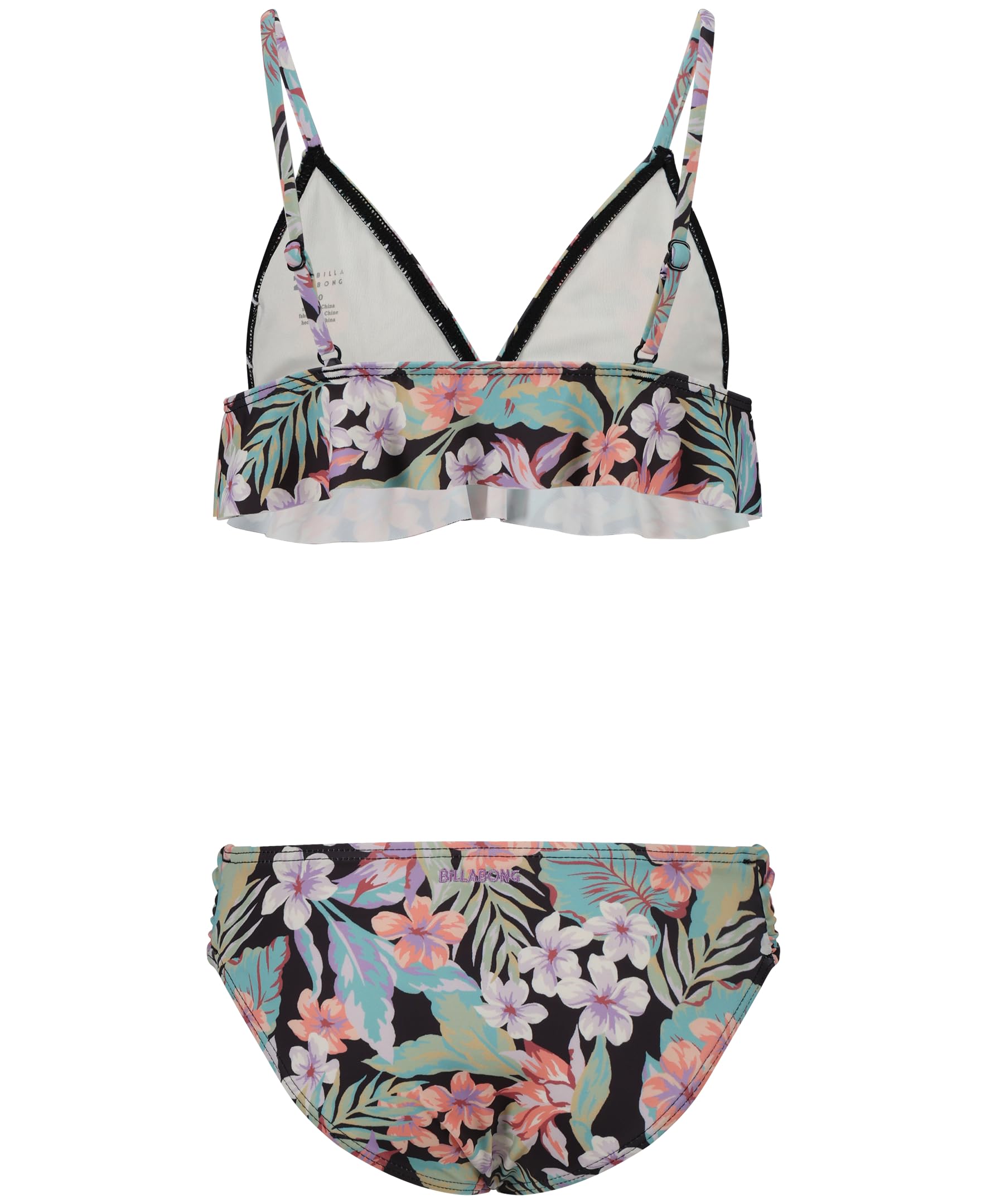 Billabong Costume da Bagno a Due Pezzi da Bambina, Protezione Solare UPF 50+, ad Asciugatura Rapida